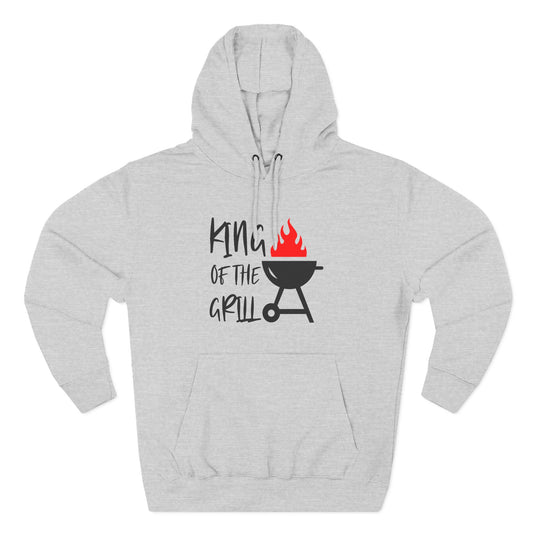 Grill Master Hoodie, BBQ Sweatshirt for Men, Gift for Dad, Cozy Fleece Pullover, Father's Day Apparel, Cooking Enthusiast Style