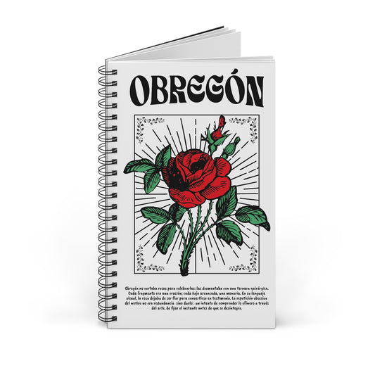 Elegant Floral Spiral Journal with Inspirational Quotes, Vintage Rose Notebook, Perfect Gift for Writers, Journal Lovers, & Art Enthusiasts