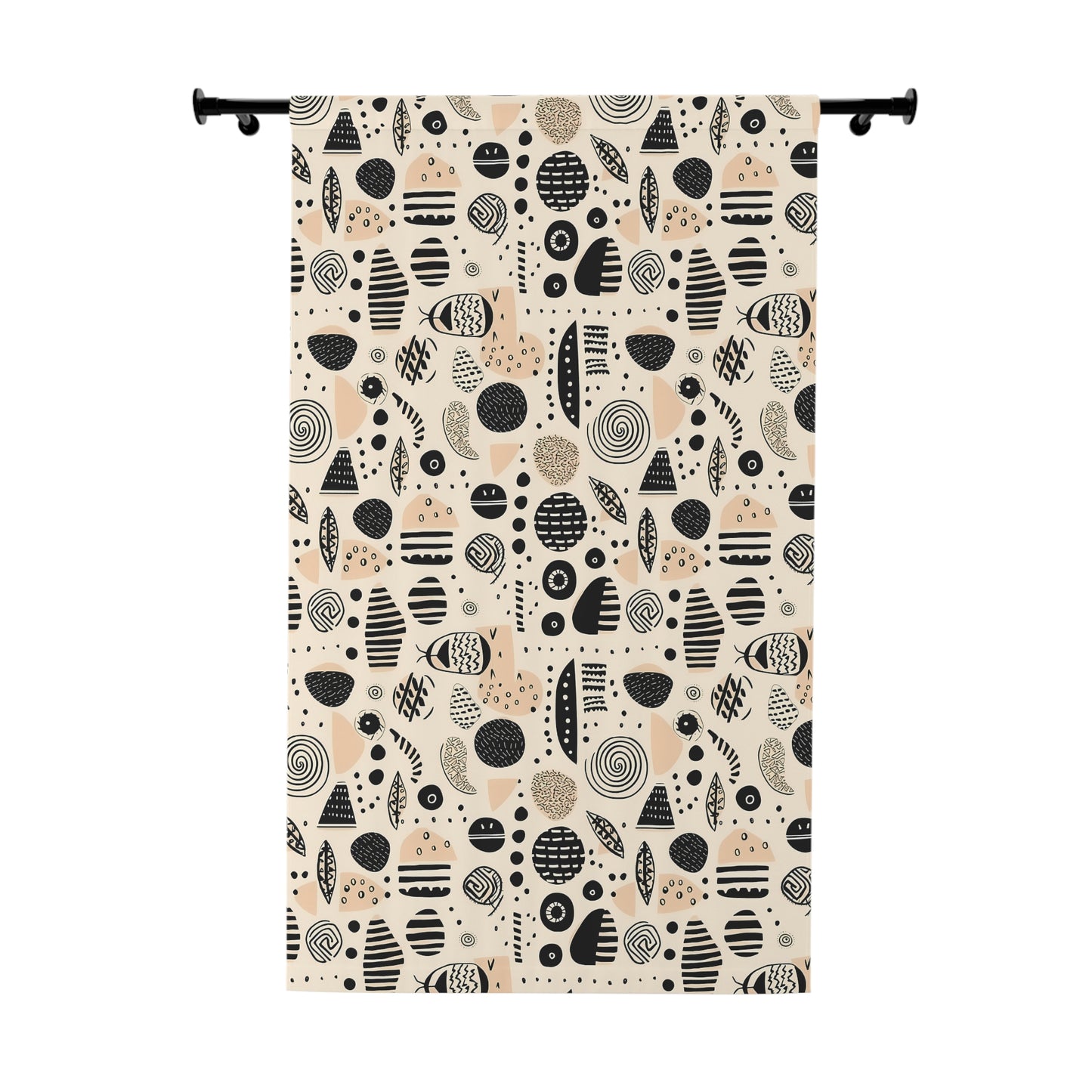 Modern Abstract Window Curtains