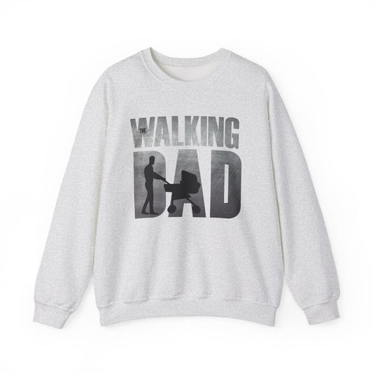 Walking Dad Crewneck Sweatshirt | Father's Day Gift, Dad Humor Apparel