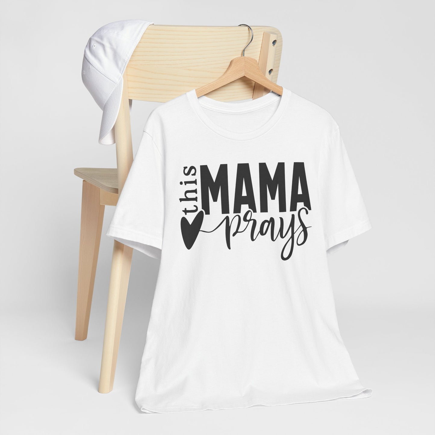 Mama Prays T-Shirt, Cute Mom Tee, Faith-based Apparel, Christian Shirt, Cozy Everyday Wear