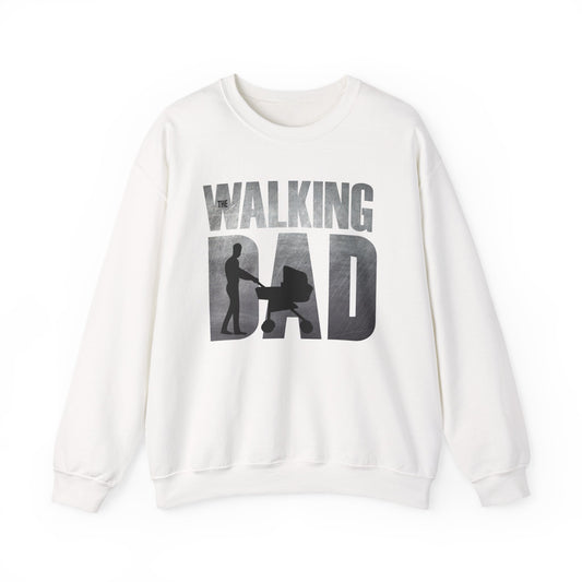 Walking Dad Crewneck Sweatshirt | Father's Day Gift, Dad Humor Apparel