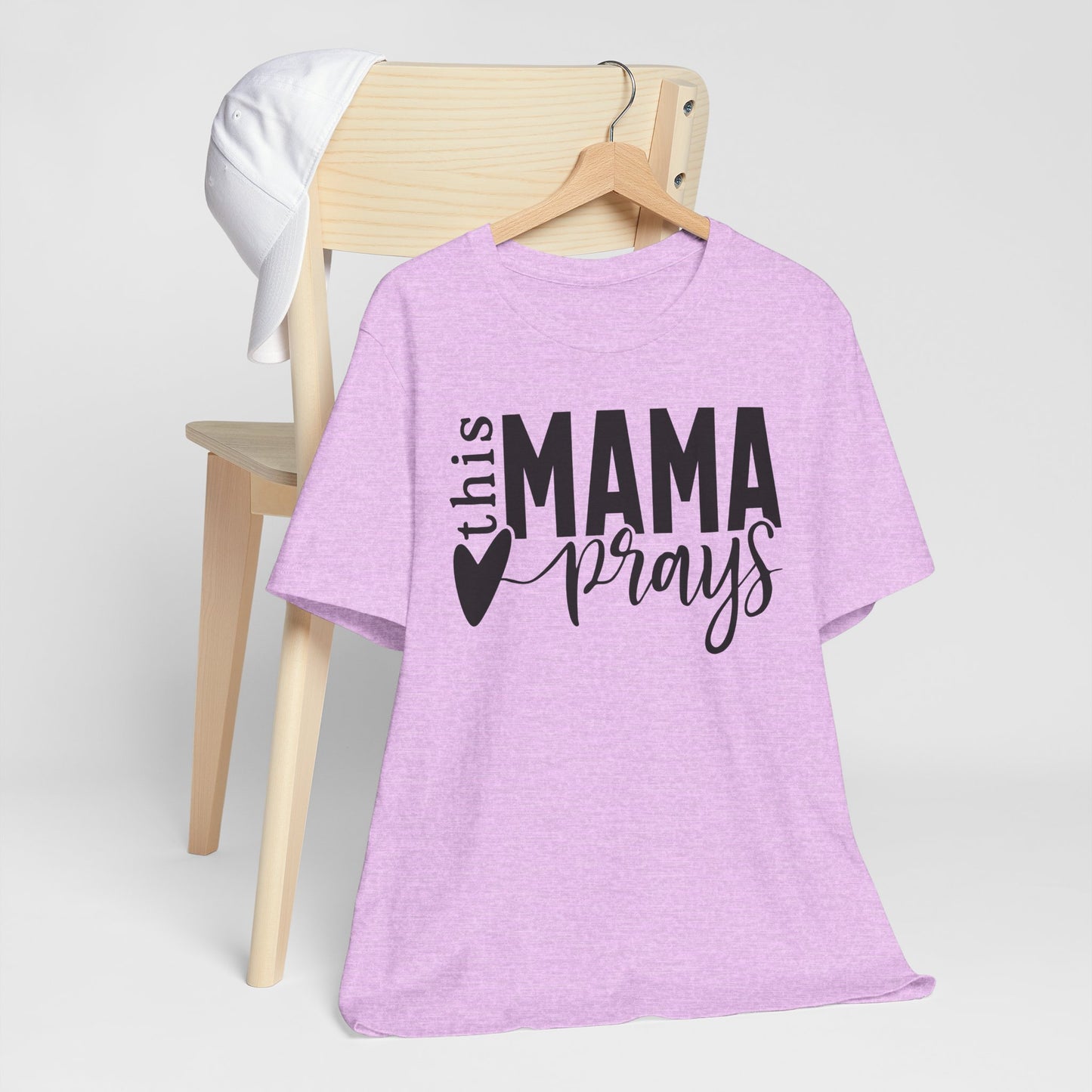 Mama Prays T-Shirt, Cute Mom Tee, Faith-based Apparel, Christian Shirt, Cozy Everyday Wear