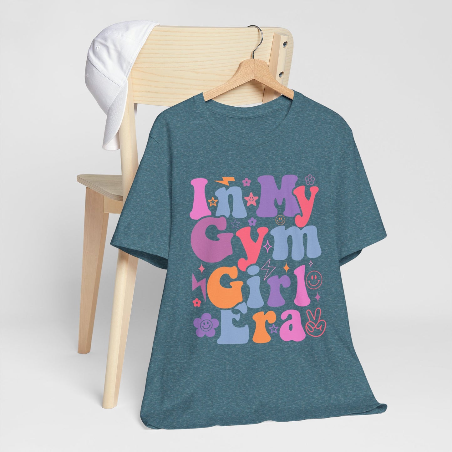 In My Gym Girl Era Tee - Fitness Shirt, Encouraging Gym Top, Gift for Gym Lovers, Motivational Wear