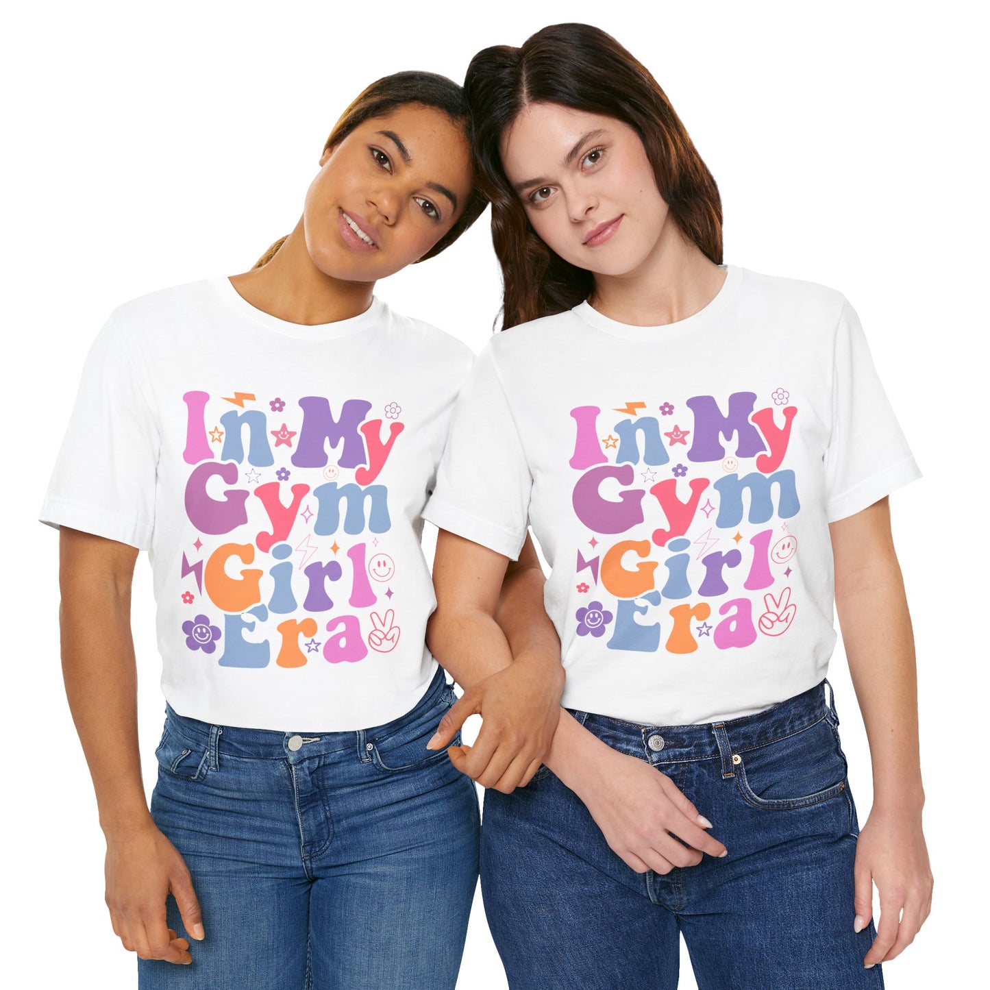 In My Gym Girl Era Tee - Fitness Shirt, Encouraging Gym Top, Gift for Gym Lovers, Motivational Wear