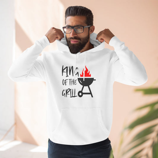 Grill Master Hoodie, BBQ Sweatshirt for Men, Gift for Dad, Cozy Fleece Pullover, Father's Day Apparel, Cooking Enthusiast Style