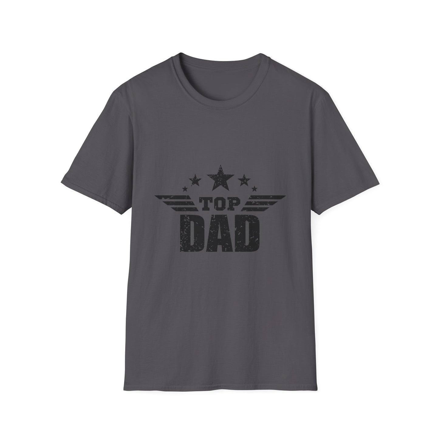 Top Dad Unisex Softstyle T-Shirt | Father's Day Gift, Birthday Present, Casual Wear, Dad Tee, Family Celebration Apparel