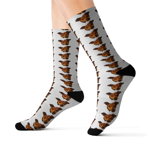 Cute Dog Pattern Socks | Fun Animal Gift | Cozy Fashion | Pet Lovers' Accessories | Unique Holiday Present