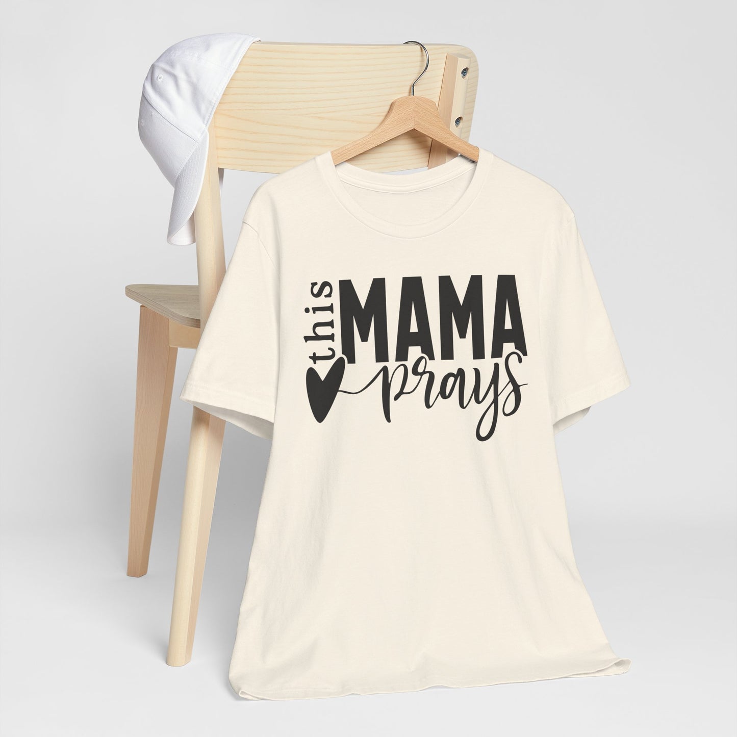 Mama Prays T-Shirt, Cute Mom Tee, Faith-based Apparel, Christian Shirt, Cozy Everyday Wear